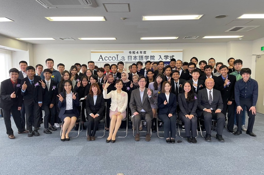 2022年アッコラ日本語学院の入学式